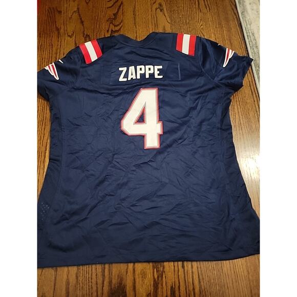 Nike Bailey Zappe New England Patriots Jersey Womens Size XL Football Ladies - Picture 1 of 8